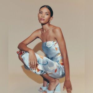 NWT Reformation Joana Dress Hyperion sz2